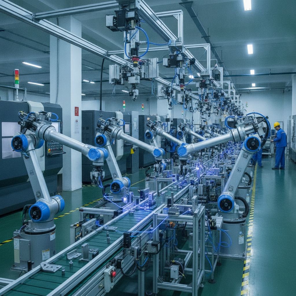 五金制造车间自动化生产线